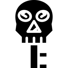 Skeleton Key Glyph Icon