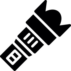 Zoom Lens Glyph Icon