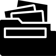 Folder Type Glyph Icon