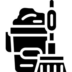 Housekeeping Log Glyph Icon