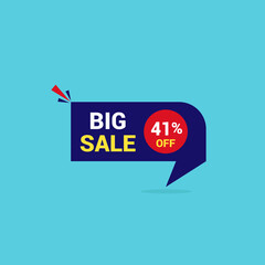 Big Sale Ninety Seven Percent 41% Off Banner