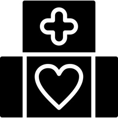 Obraz premium Volunteering Glyph Icon