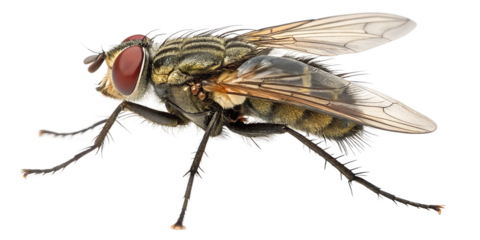 fly isolated on transparent background