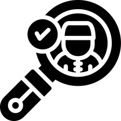 Employment Resources Glyph Icon