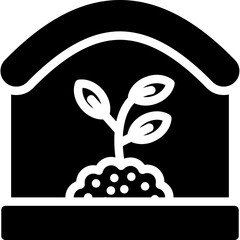 Greenhouse Glyph Icon