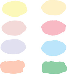 set of watercolor frames