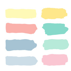 set of watercolor frames