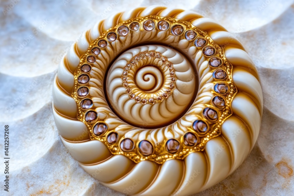 Poster A simple abstract spiral representing the core of existence, set against a neutral background