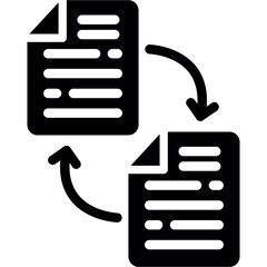 Obraz premium File Format Glyph Icon