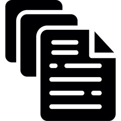 Document File Glyph Icon