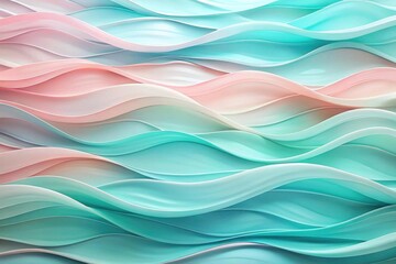 Translucent Layered Color Wave Blend