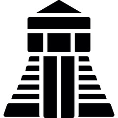 Ancient Civilization Site Glyph Icon