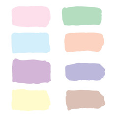 set of watercolor frames