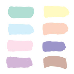 set of watercolor frames