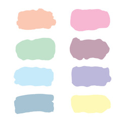 set of watercolor frames