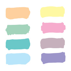 set of watercolor frames