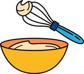 icon of bowl with a whisk