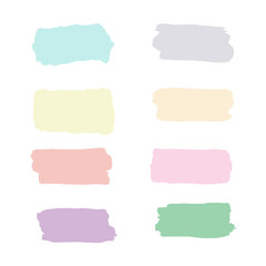 set of watercolor frames