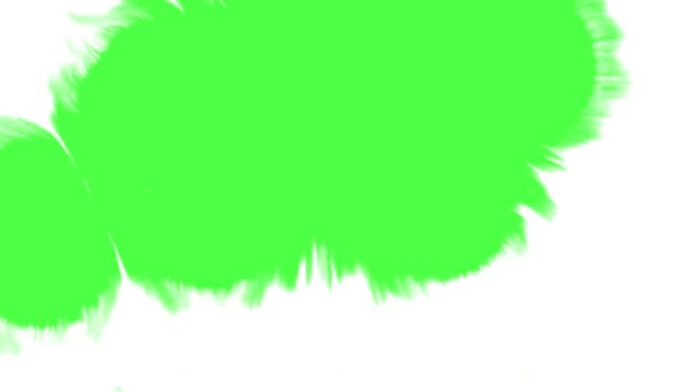 watercolor multiple frames white background with green screen ink effect, motion graphics design intro, papers retrospect scene video, textured noise background, introduction video making