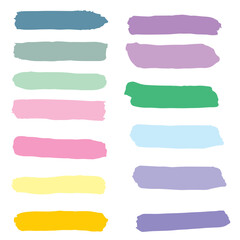 set of watercolor frames