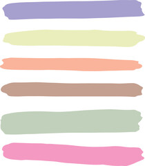 Obraz premium set of watercolor frames