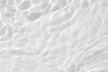 Abstract white transparent water shadow surface texture natural ripple background