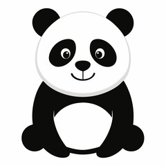 Fototapeta premium panda bear with bamboo