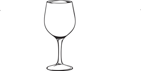 empty wine glass