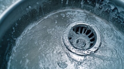 Plumber fixing a clogged drain in the kitchen sink. Featuring plumbing repair and maintenance