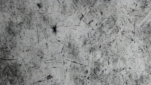 A Close-Up View of a Textured White Background with Abstract Black Scratches and Marks, Creating a Distinctive and Gritty Visual Effect