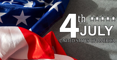 Happy 4th of July - Independence Day in United States of America.