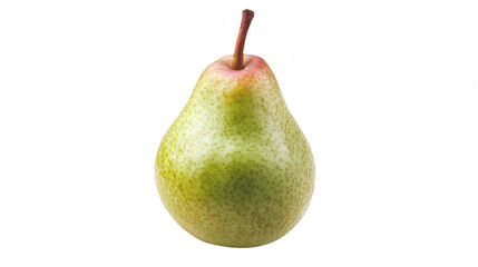 a green pear on a transparent background, PNG image, PNG file, Generative art.