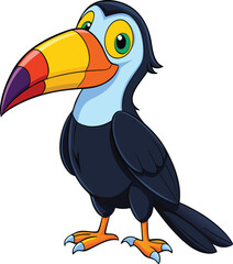 Fototapeta premium toucan on a white background