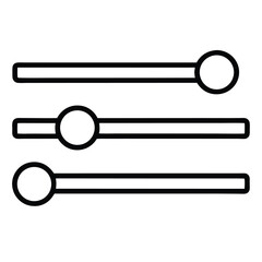 horizontal lines vector on a white background