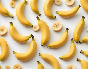 banana fruit isolated on white background