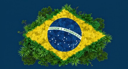 Brazilian Flag and Nature Merger: Environmental Impact