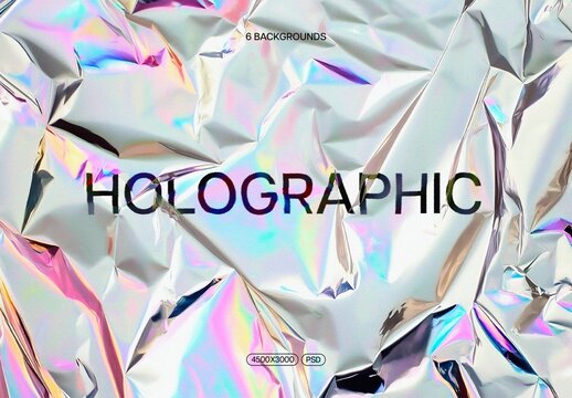 Iridescent Holographic Foil Overlays With Generative AI