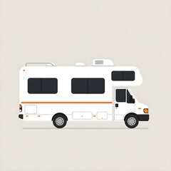 ambulance on white background
