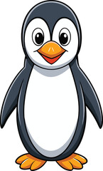 Obraz premium penguin on a white background