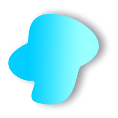 abstract element in the form of a puddle of water