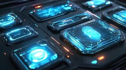 Futuristic Technology Interface Elements