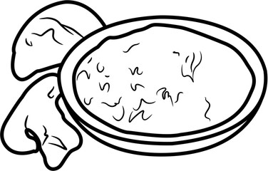 turmeric fresh Harvest collection coloring page