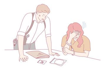 A tense moment occurs between two characters, revealing deep emotions during a serious conversation