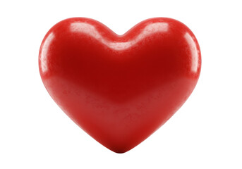 Fototapeta premium heart on white background