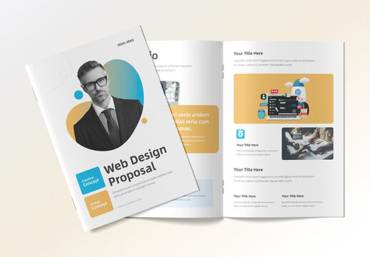Web Design Proposal & Contract Booklet Layout