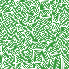 Background with triangles pattern. Multiple repeated inner triangles. Medium shape size. Solid Color style. Seamless pattern. Classy vector tiles. Vibrant vector illustration.