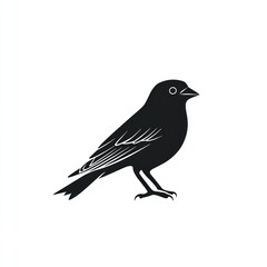 Obraz premium Bird Silhouette Icon