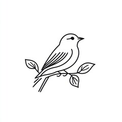 Obraz premium Bird on Branch