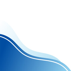 Blue Curve Vector