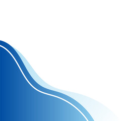 Blue Curve Vector